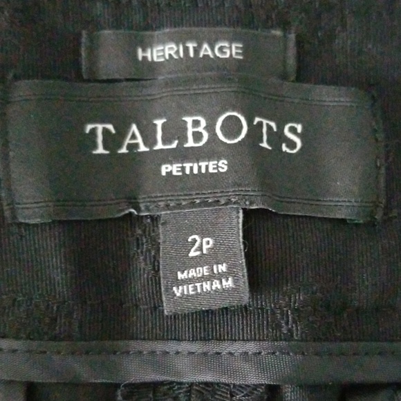 Talbots Jacquard Print Heritage Ankle Pants - Picture 5 of 7